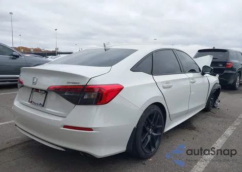 2022 Honda Civic Sport z USA, uszkodzony, nr VIN 2HGFE2F56NH566744